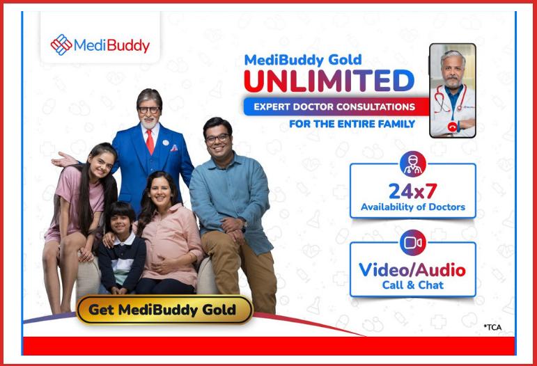 Unlimited Free Consultations with Top Doctors for you and your family-Medibuddy-Stumbit Advertisements